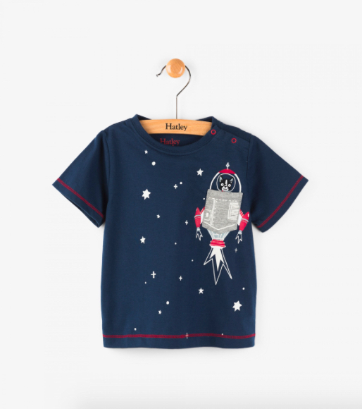Space Dog Baby Tee by Hatley