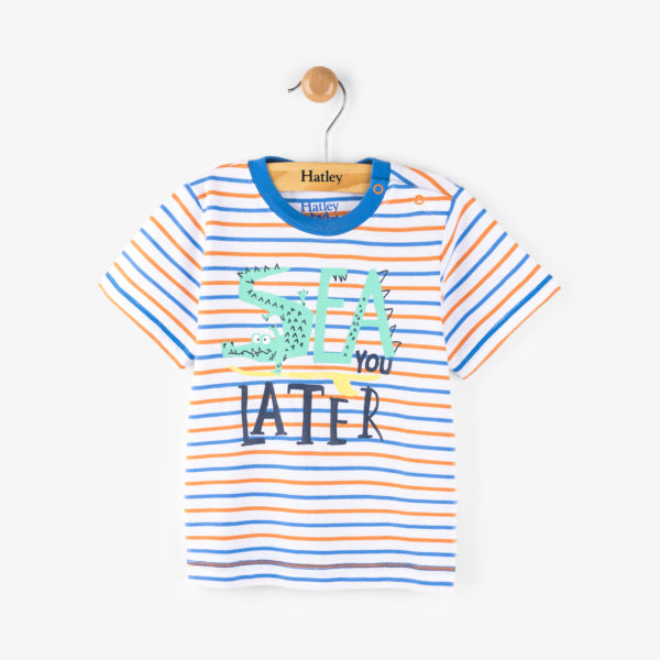 Sea You Later Gator Baby Tee by Hatley.