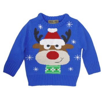 Baby Christmas Holiday Reindeer Sweater