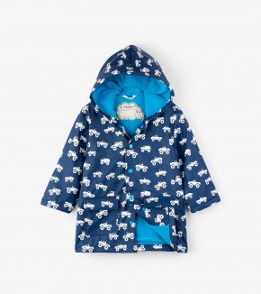 Color Changing Monster Trucks Classic Boys Raincoat by Hatley.